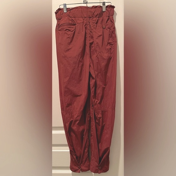 Free People Movement Featherweight Nylon Ankle Snap Joggers in Paprika - Picture 2 of 6